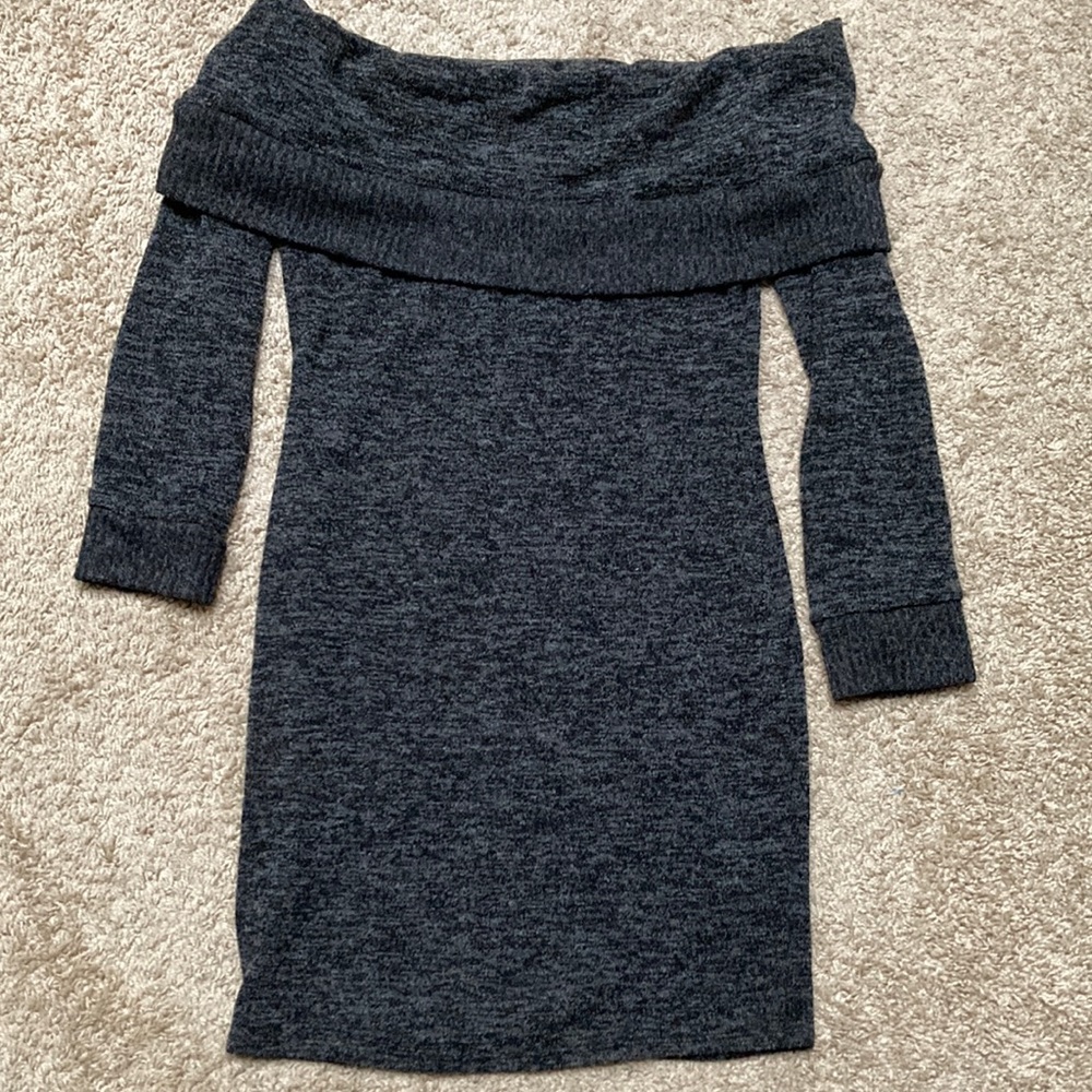Off Shoulder Sweater Dress